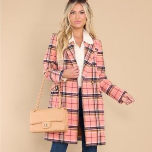 Scotch & Soda Plaid Wool Coat